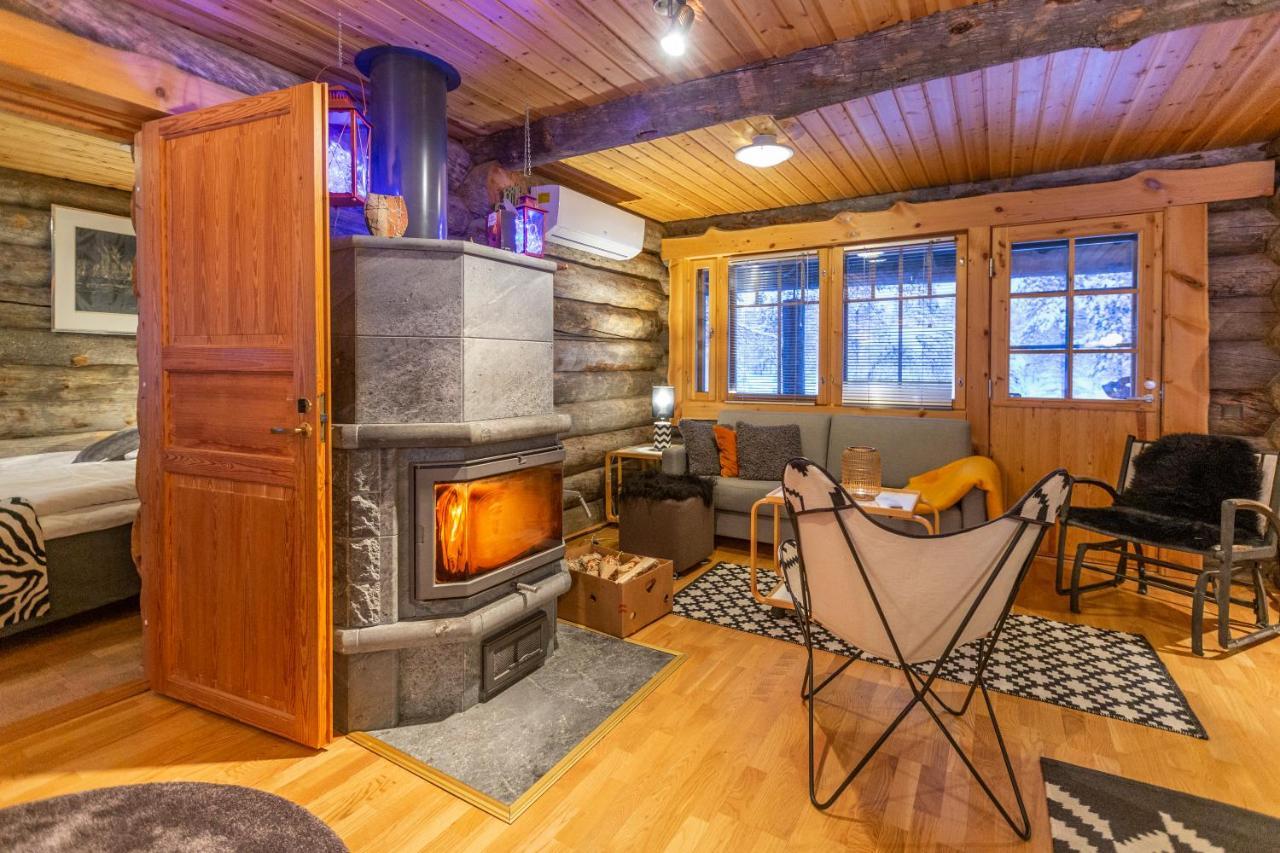 Kuukkeli Log Houses Villa Aurora "Pupula" Saariselka Exterior foto