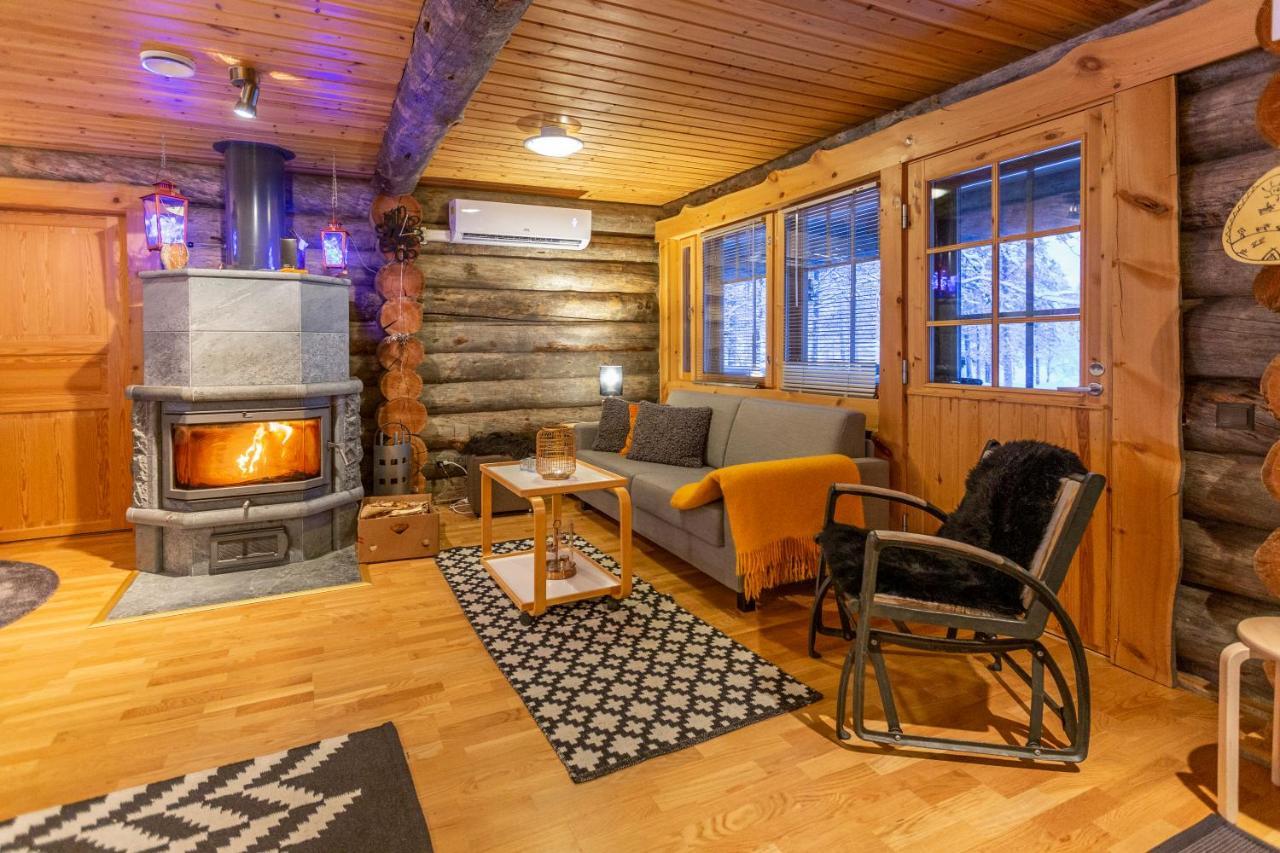 Kuukkeli Log Houses Villa Aurora "Pupula" Saariselka Exterior foto
