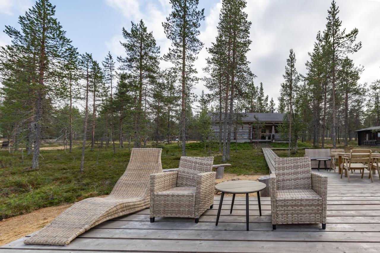 Kuukkeli Log Houses Villa Aurora "Pupula" Saariselka Exterior foto