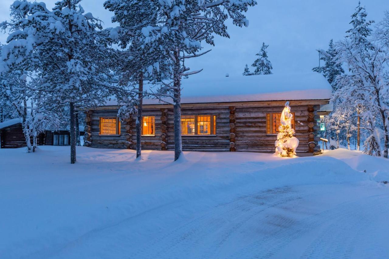 Kuukkeli Log Houses Villa Aurora "Pupula" Saariselka Exterior foto