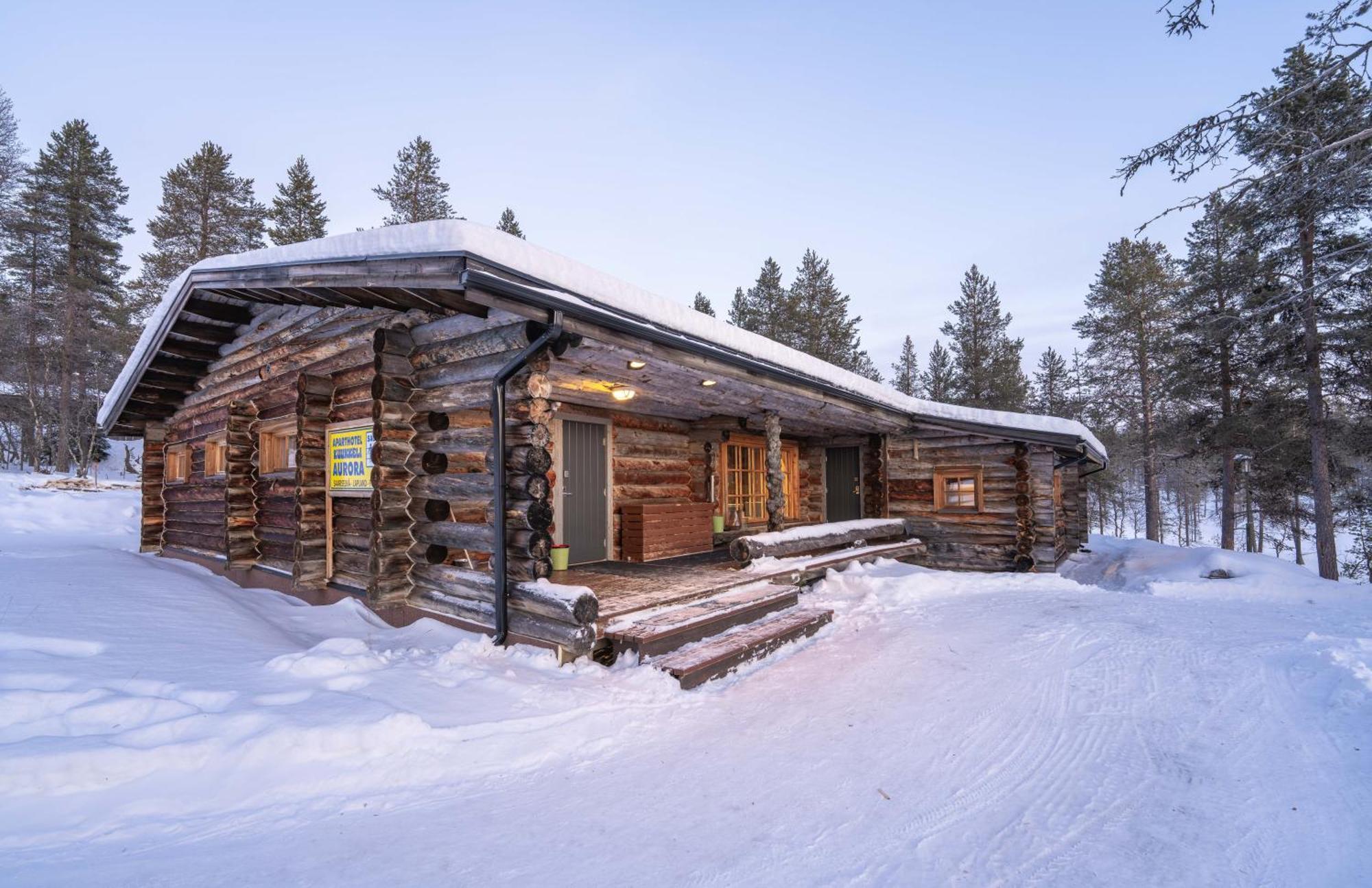 Kuukkeli Log Houses Villa Aurora "Pupula" Saariselka Exterior foto