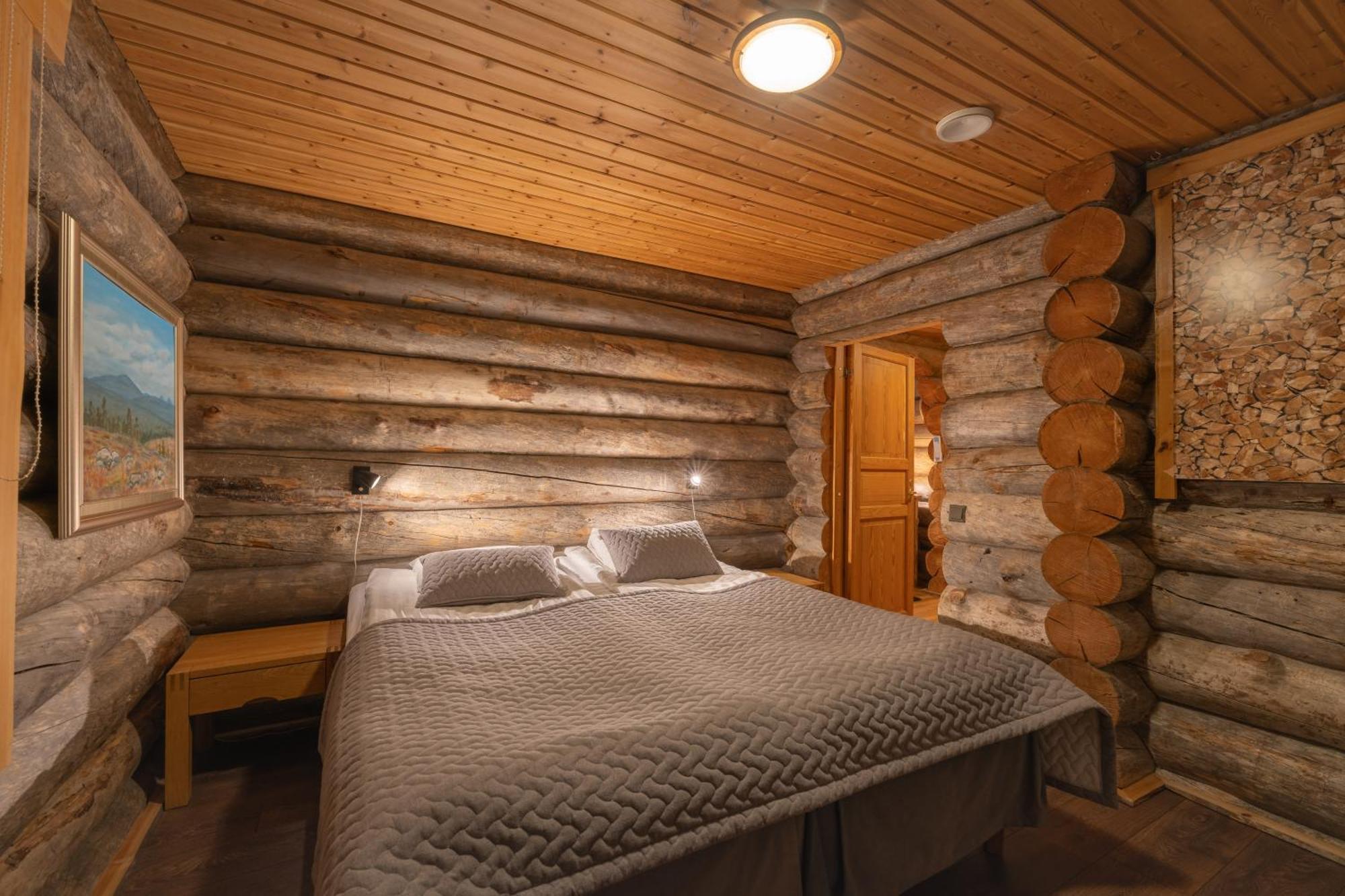 Kuukkeli Log Houses Villa Aurora "Pupula" Saariselka Exterior foto