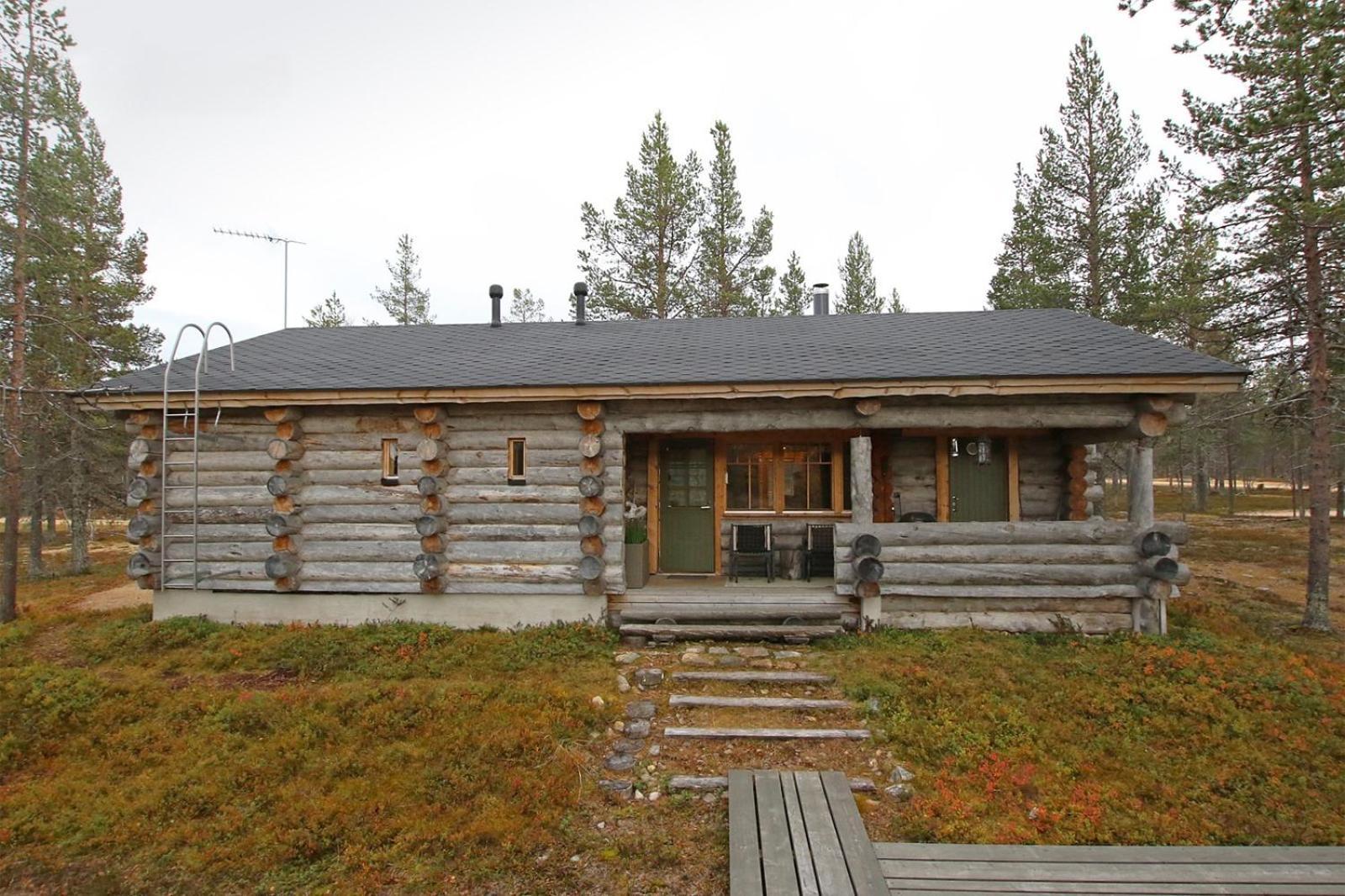 Kuukkeli Log Houses Villa Aurora "Pupula" Saariselka Exterior foto