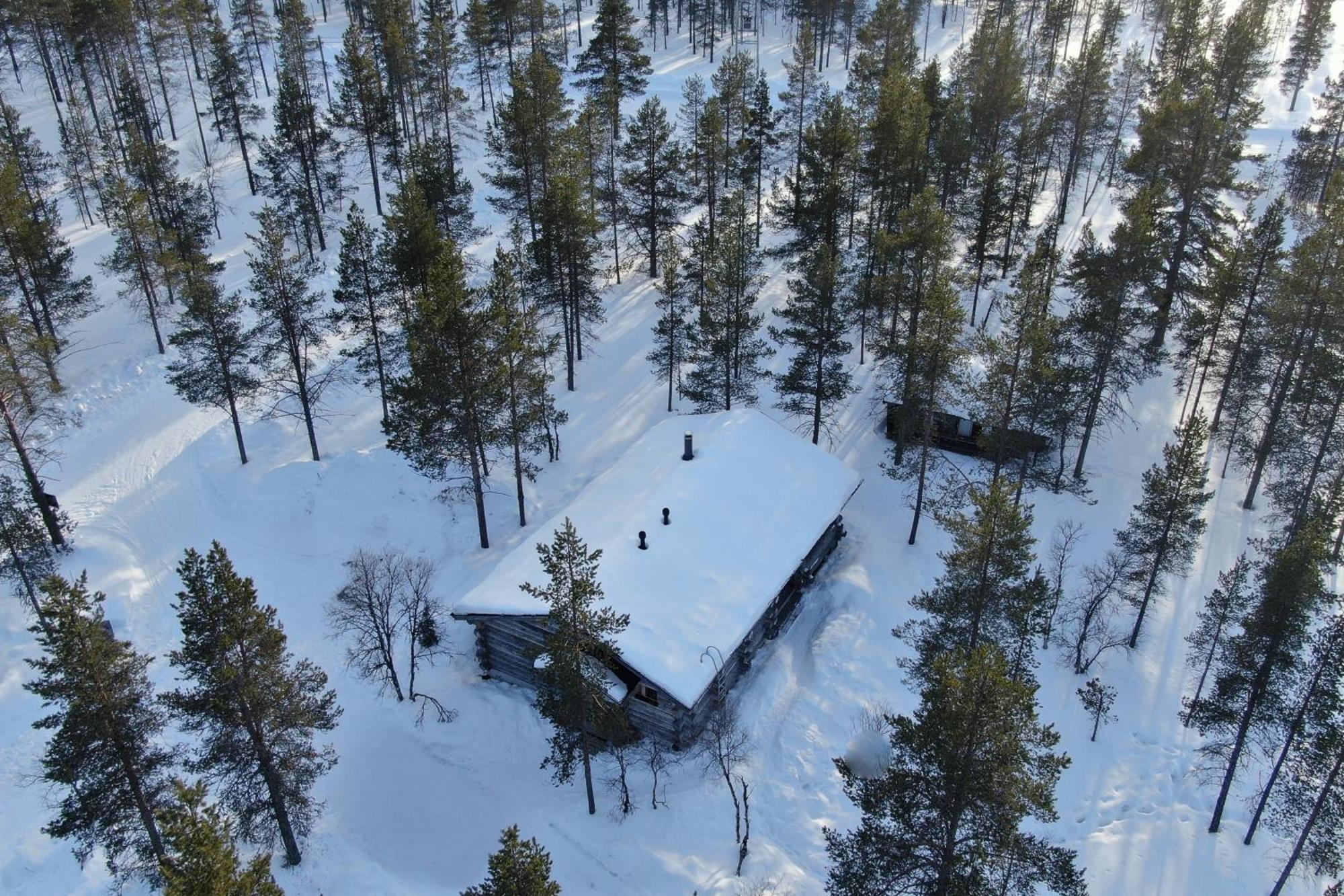 Kuukkeli Log Houses Villa Aurora "Pupula" Saariselka Exterior foto