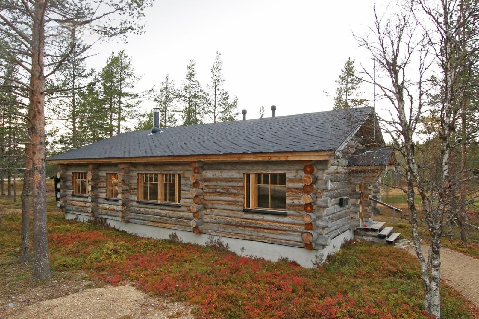 Kuukkeli Log Houses Villa Aurora "Pupula" Saariselka Exterior foto